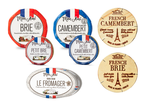 Picture of various Global Foods Group recalled cheeses