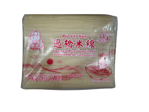 Package of noodles with red text 