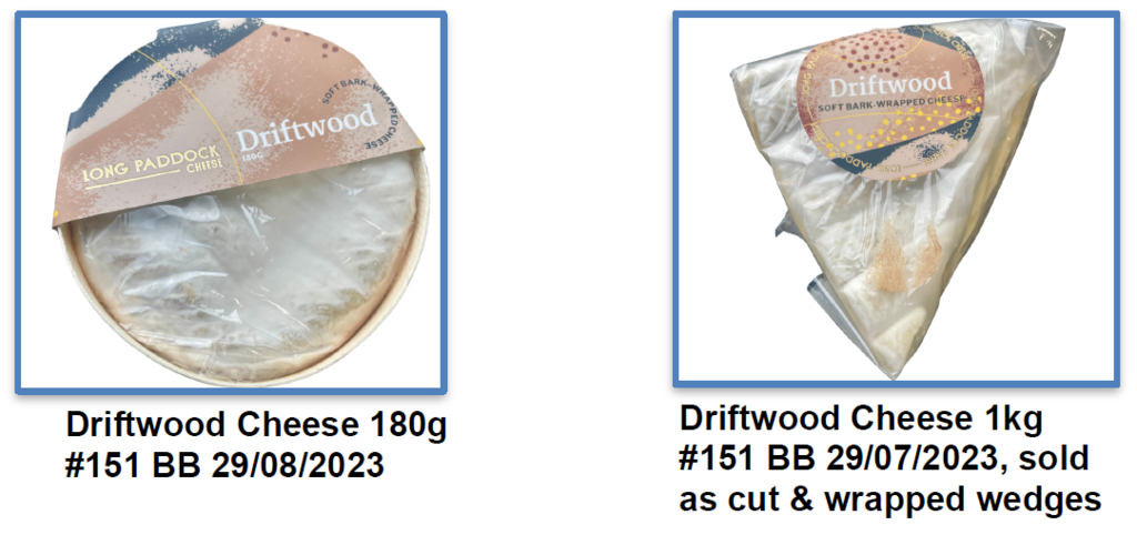 Long Paddock Cheese & The Cheese School - Driftwood Cheese 180g and 1kg
