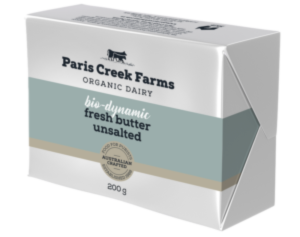 Paris Creek Farms - Bio-dynamic fresh butter unsalted 200g