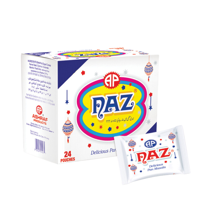 Exim Marketing PTY LTD - Naz Pan Masala 100g, 4-5g per package