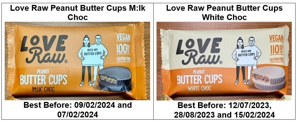 Apromo Trading Pty Ltd - Love Raw Peanut Buttercups 34g