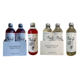 Voyager Estate Sparkling Red Grape Juice 300ml and Voyager Estate Sparkling Whit...