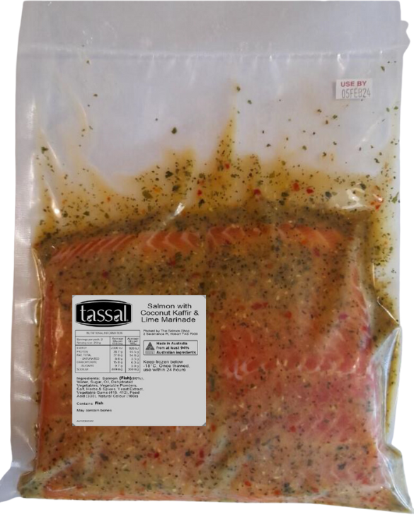 Tassal - Salmon with coconut kaffir & lime marinade - various weights