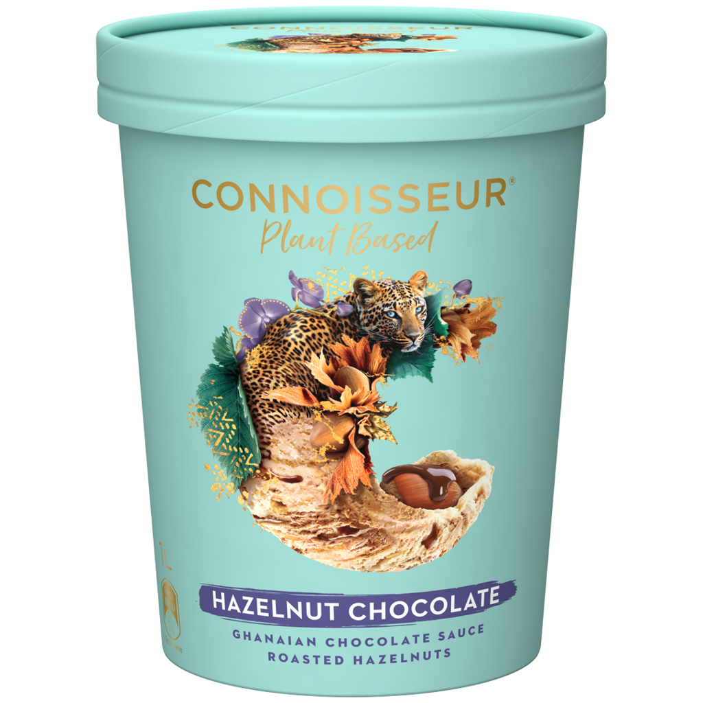 Peters Ice Cream-Connoisseur Plant Based Hazelnut Chocolate 1L