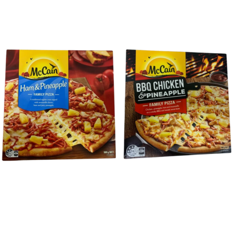 McCain Foods (Aust) Pty Ltd - Ham & Pineapple and BBQ Chicken & Pineapple Family...