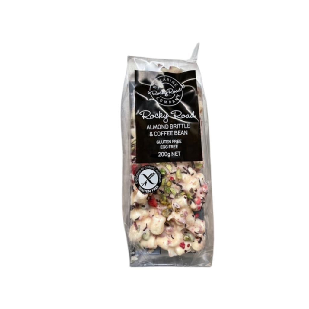 Bellarine Rocky Road Company- Rocky Road Almond Brittle and Coffee Bean 200g