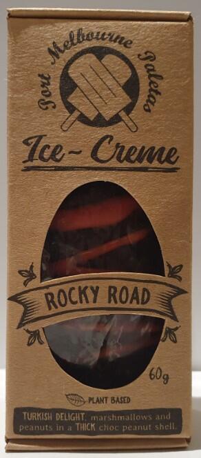 Port Melbourne Paletas Pty Ltd Rocky Road Paleta Ice-Creme 60g