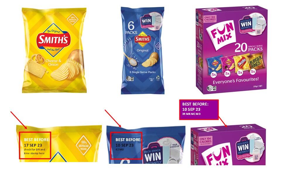cheese and onion chips coles