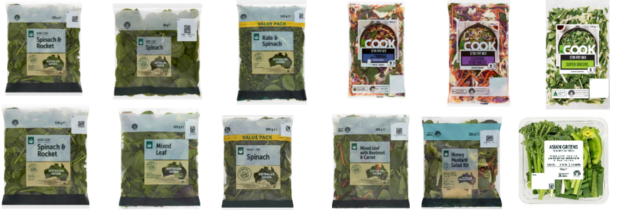 UPDATED 29.03.25 | Woolworths - Various Fresh Cut Salad Products