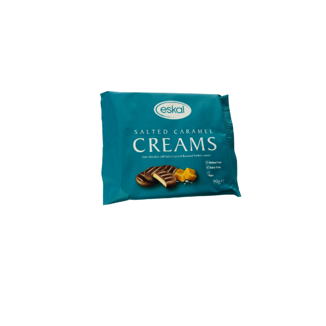 Trialia Foods Pty Ltd - Eskal Salted Caramel Creams 90g