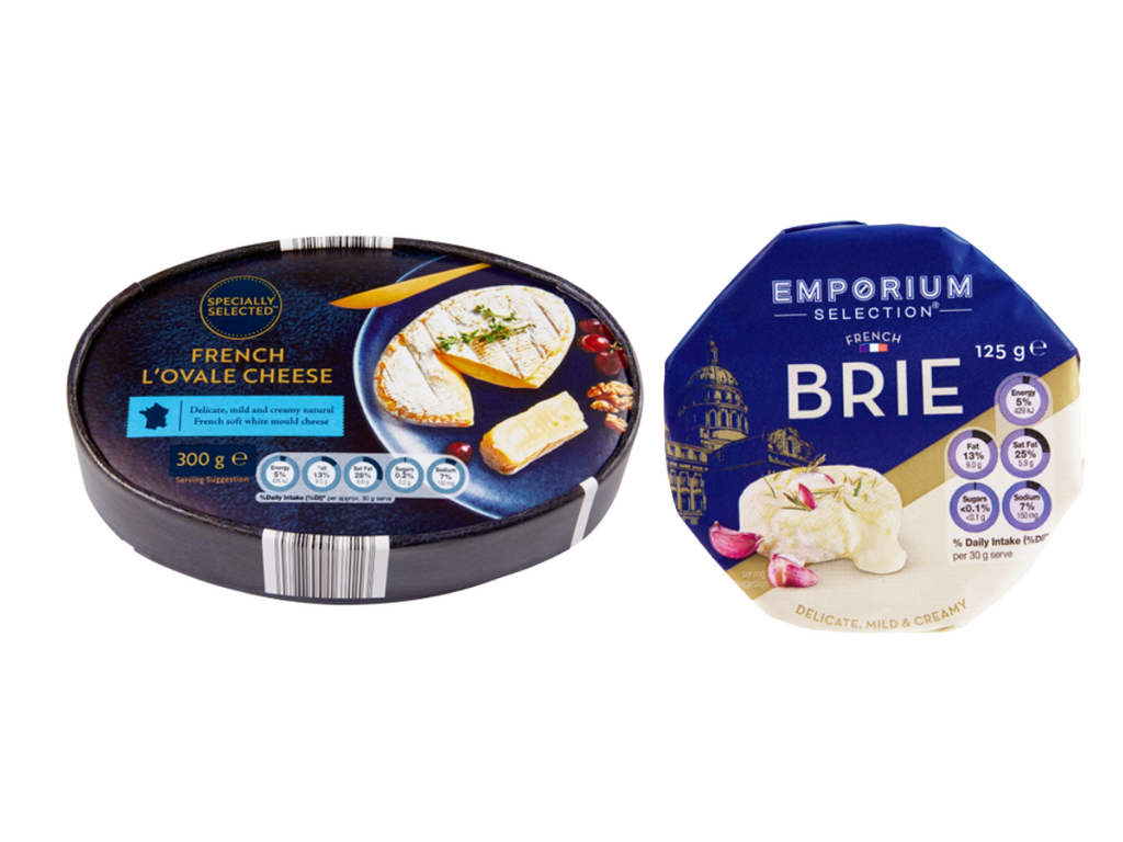 ALDI Stores - SPECIALLY SELECTED FRENCH L’OVALE CHEESE 300g and EMPORIUM SELECTI...