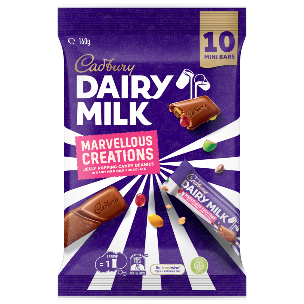 Mondelez Australia Pty Ltd - 10 Piece Sharebag Marvellous Creations Jelly Poppin...