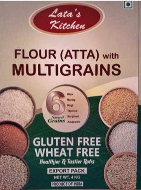 Taj Indian Foods Pty Ltd - Lata's Kitchen Flour (Atta) with Multigrains 4kg