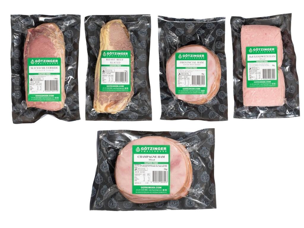 Götzinger Smallgoods - Various Sliced Ham and Meat products 1kg