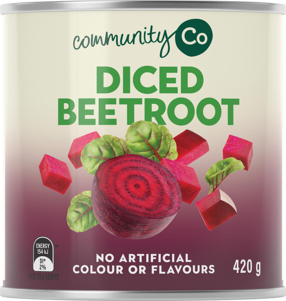 Metcash Food & Grocery PTY LTD - Community Co Diced Beetroot 420g