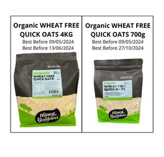 Honest to Goodness Organic Quick Oats - Web image