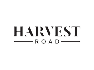 Harvest Road logo [black text on white background]